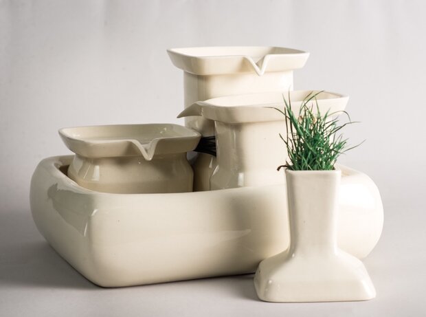 Keramische drinkfontein - Milk