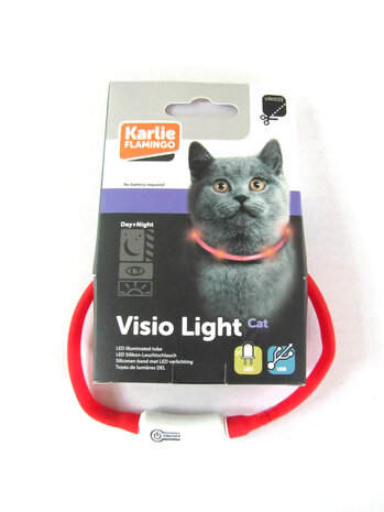 Halsbandje Visio light Rood